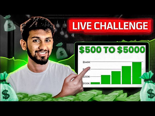 23Feb( day 35) CRYPTO USOIL XAUUSD LIVE TRADING The Smart Trader| 500 to 5000 usd challenge|