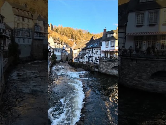 The Most Picturesque Alleys in Germany! 🏡✨#Monschau #GermanyTravel #beautifuldestinations