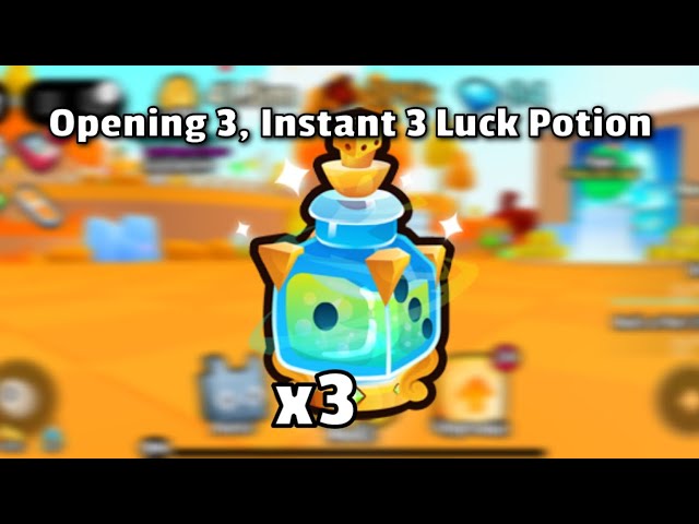 Opening 3, Instant 3 Luck Potion In Pet Go!