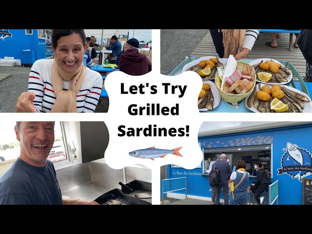 I Try My First Grilled Sardine! (BETH IN FRANCE 🇫🇷)