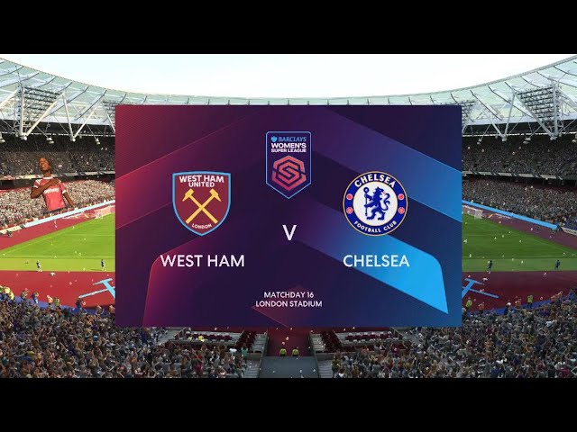 FIFA 23: West Ham Vs Chelsea in the Barclays WSL