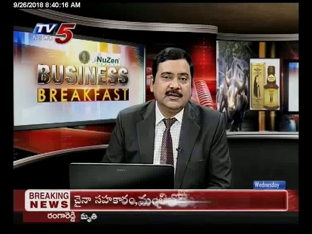 26th Sep 2018 TV5 News Business Breakfast