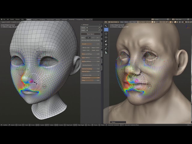 Transferring head topology.