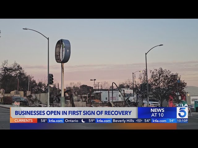 Businesses open in first sign of Altadena recovery