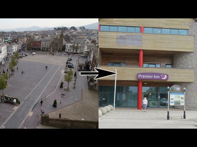 Caernarfon Town Square to Premier Inn - June 2023