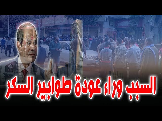 السر وراء عودة طوابير السكر في مصر,, وائل غنيم يبلغ عن عبدالله رشدي .. والسيسي يستعد لاستقبال رمضان