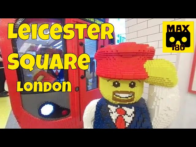 A Look Around Leicester Square, London (3D - VR180)