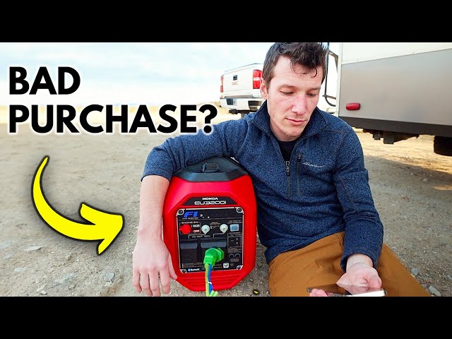 RV Life: We Overloaded Our NEW Honda Generator (Testing our AC)