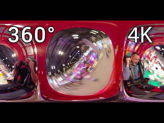 Hamster Wheel Coaster 360° front seats on-ride 4K POV IAAPA Expo 2019