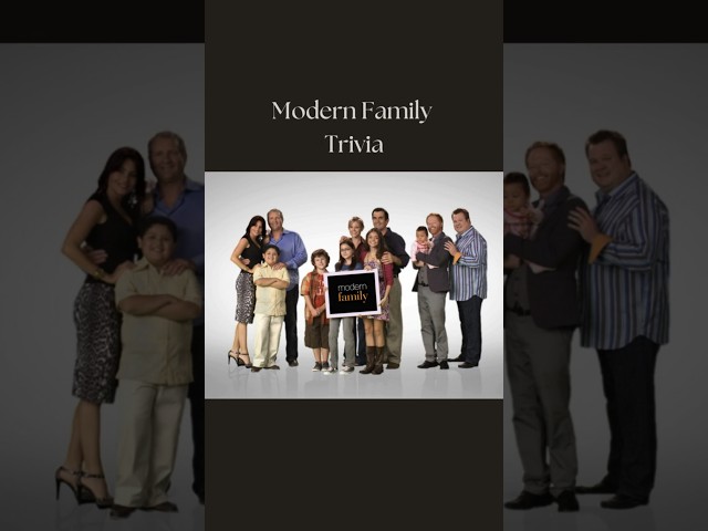 Modern Family Trivia: Only True Fans Can Get All 5 Right!  #triviachallenge #tvtrivia #modernfamily