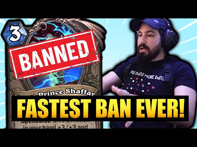 THE MINI-SET IS SAVED! | FASTEST BAN In Hearthstone History