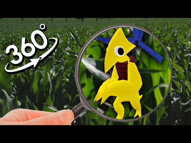 FIND YELLOW | RAINBOW FRIENDS CHAPTER 2 Finding Challenge 360º VR Video #1