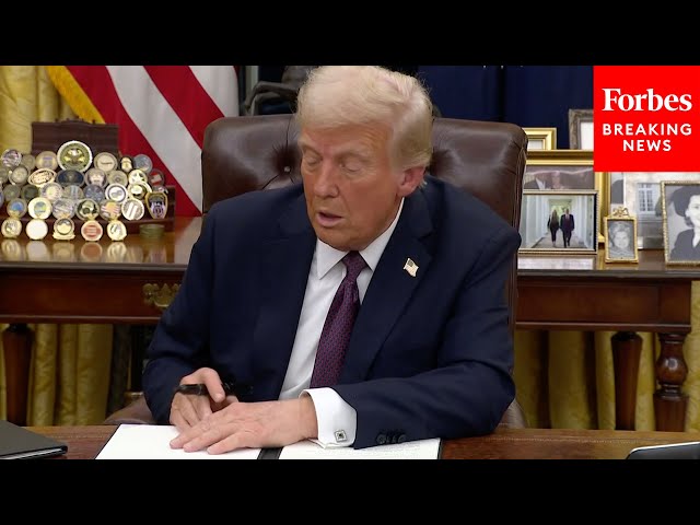 President Trump Signs Executive Order To Change Definition Of Birthright Citizenship