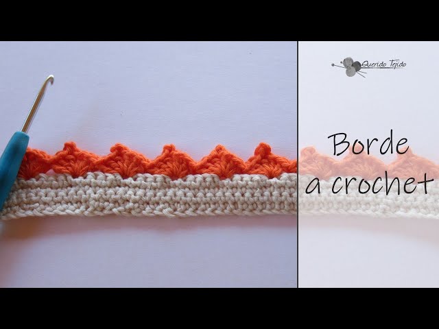 Borde Crochet #8 - Crochet edging ENGLISH SUB