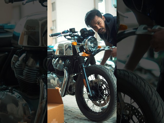 Continental GT 650 with Original Carbon Fibre Parts 👀 #shortsvideo #ytshorts