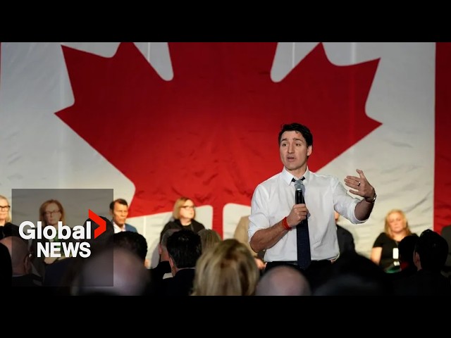 Trudeau heard on hot mic saying Trump's plan to annex Canada "a real thing"