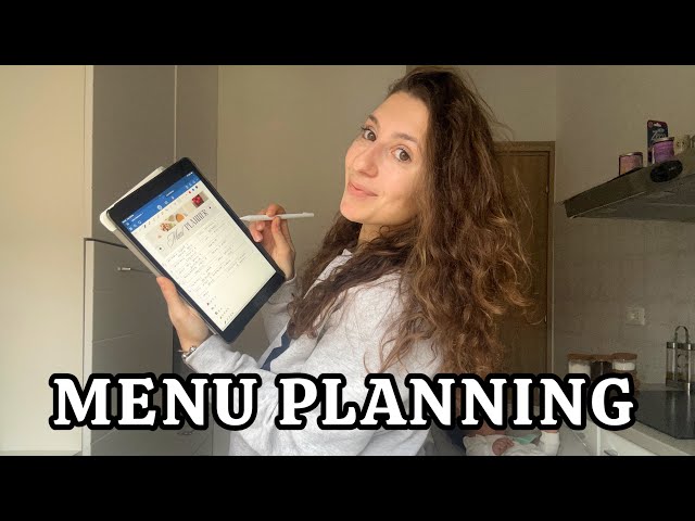 MENU PER LA SETTIMANA sano e zero sbatti