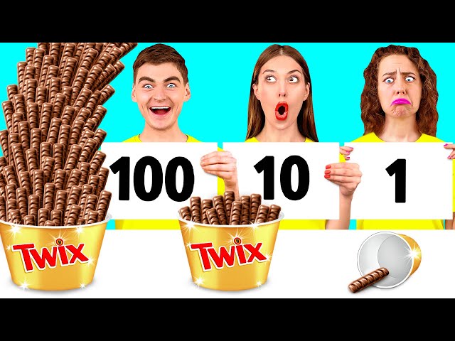 100 Layers of Food Challenge | Funny Challenges by MeMeMe