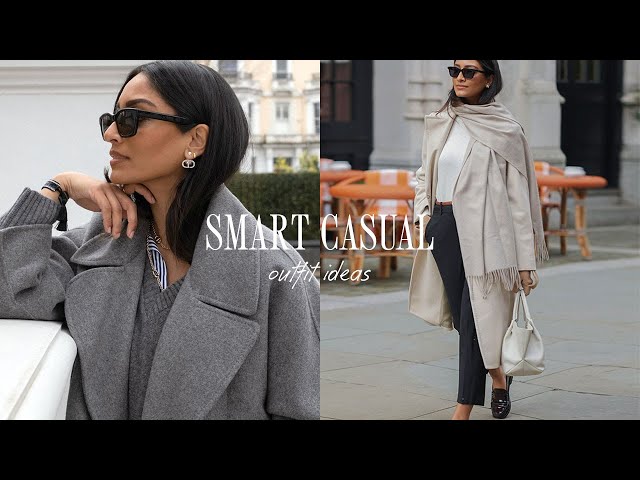 SMART CASUAL OUTFIT IDEAS | WINTER LOOKBOOK