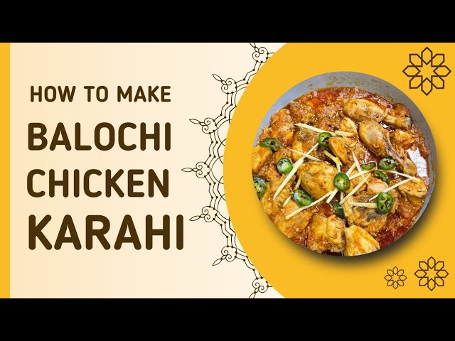 🔥 Balochi Chicken Karahi Recipe | Spicy & Authentic | Restaurant Style 🍗 #cooking #desifood