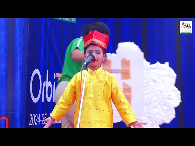 Class 1 Performance - माझा Maharashtra | The Orbis School, Keshav Nagar | 23 Nov 2024