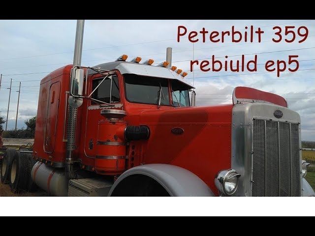 cab lights/visor - peterbilt 359 rebuild ep 5