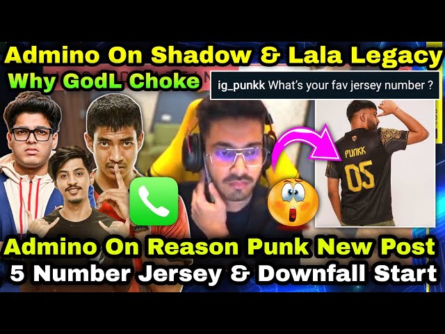 Admino React On Punk New Post & 5 Number Jersey Truth 😮Shadow Lala Legacy & Godl Downfall Coming 😱