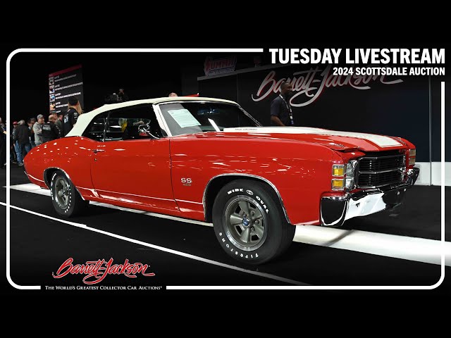 2024 SCOTTSDALE TUESDAY LIVESTREAM - Tuesday, January 23  - BARRETT-JACKSON 2024 AUCTION