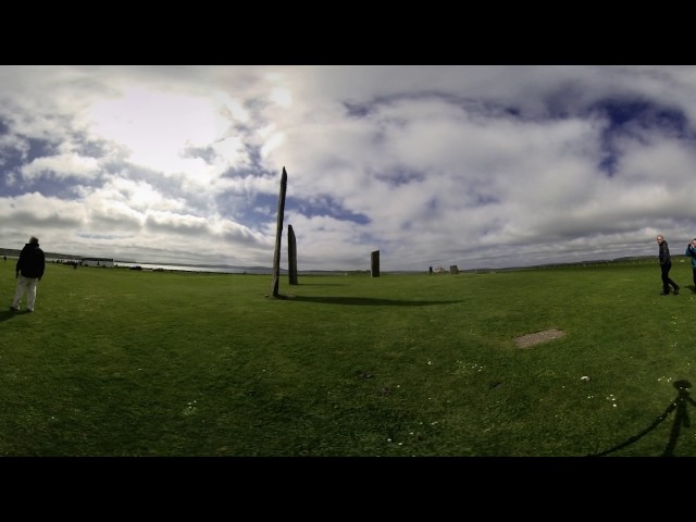 Standing Stones of Stenness - 360 Video [Royalty Free Stock Footage] $350 [4K VR Stereoscopic 3D]