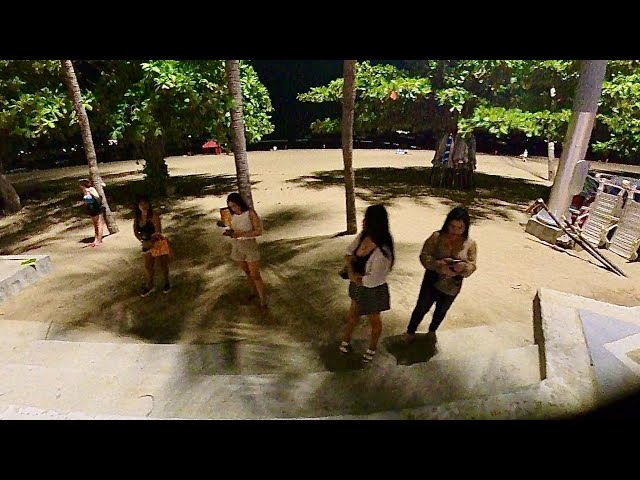 4K 360 VR tour of Beach Road and ‘beach girl’ in Pattaya Thailand - Nightlife February 2024