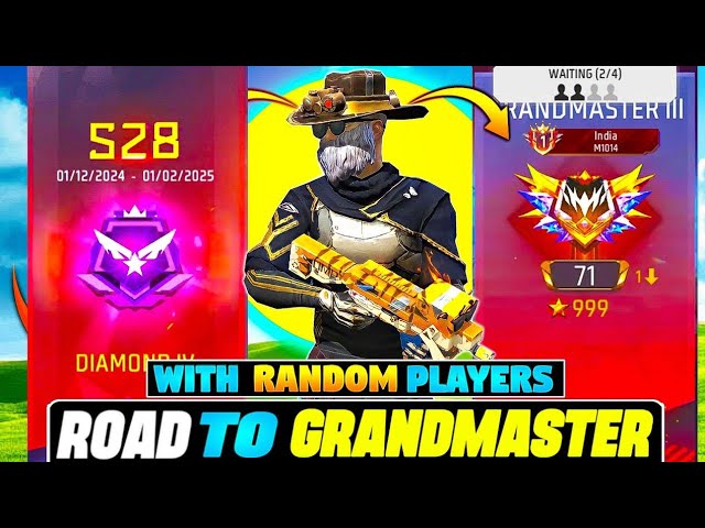 ROAD TO GRANDMASTER | FAST RANKUP | ranked tricks #ff #freefire