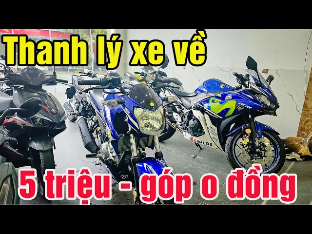 THANH LÝ MOTOR MỚI VỀ YAMAHA R3 FZ150 GSX 150 GZ150A REBEL 300 MT03 CBR250RR MSX SỐC 5 TRIỆU XE MÁY