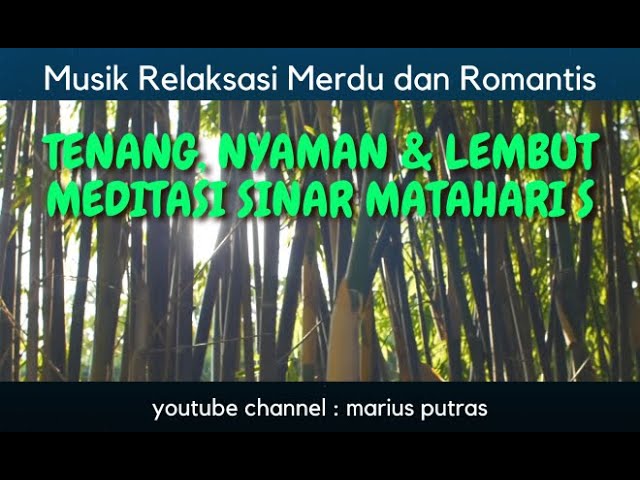 Musik Relaksasi Tenang, Meditasi Sinar Matahari yang Romantis, Lembut dan Santai