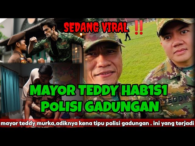 VIRAL‼️POLISI GADUNGAN KENA BOG3M MAYOR TEDDY