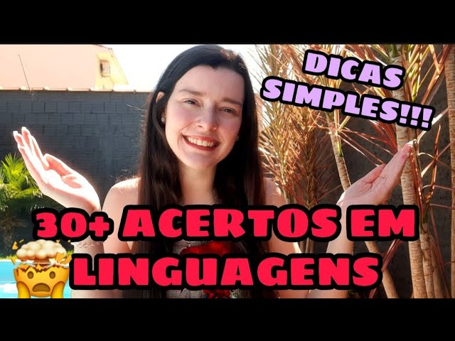 COMO ACERTAR MAIS QUESTÕES DE LINGUAGENS NO ENEM!!!