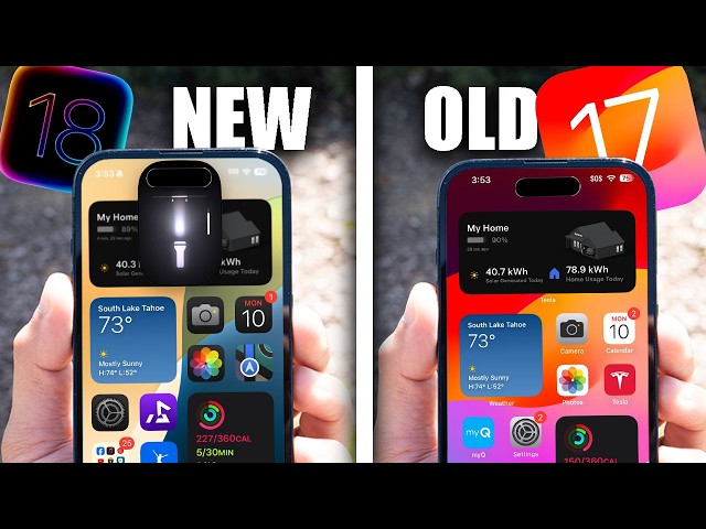 iOS 18 vs iOS 17 - WHAT EVERYONE MISSED!