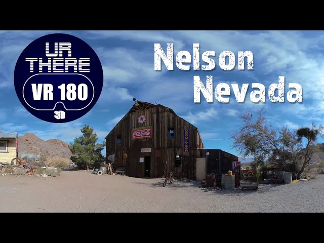 Tour an old west Ghost town near Las Vegas in VR1803D. Nelson, NV.