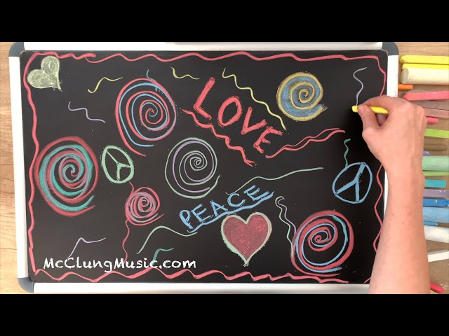 Imagine ♫ Beatles Chalk Art Lullaby for Babies