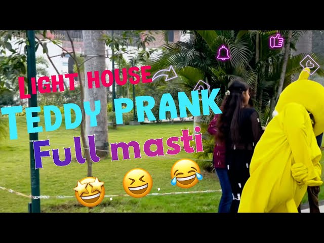 Teddy funny acting 😆 || Daman light house || girls masti with teddy bear 🧸 lovely girl 💞 boys masti👀