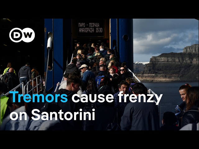 Greek islanders, tourists fearful of natural catastrophe | DW News