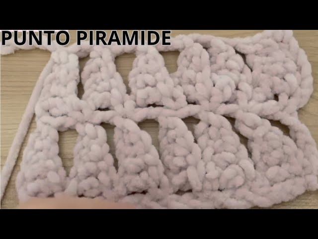 Punto a piramide|TUTORIAL all'uncinetto FACILE E VELOCE PER PRINCIPIANTI-LiLi Crochet