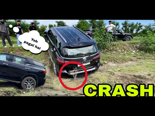 Brand New Fortuner Crash on First Day 😱