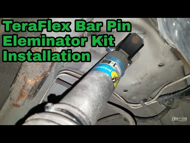 TeraFlex Bar Pin Eleminator Kit Install Jeep Cherokee Xj 1204800