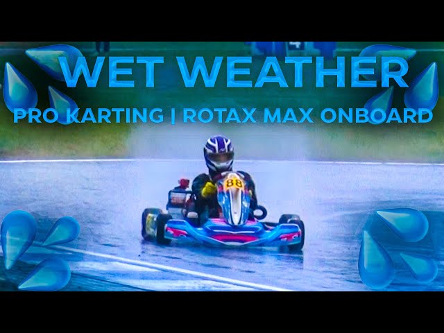 POV: Heavy RAIN PRO KARTING Onboard | ROTAX MAX Hotlaps 4K