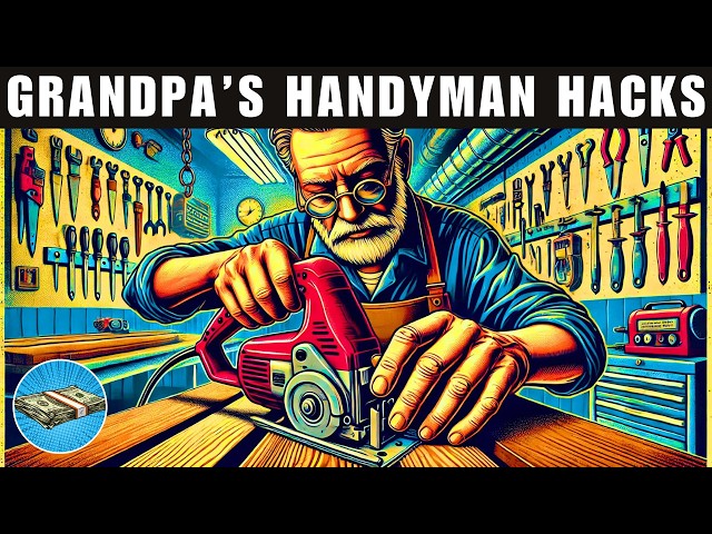 Grandpa's 39+ Amazing Handyman Tips & Hacks That Work Extremely Well