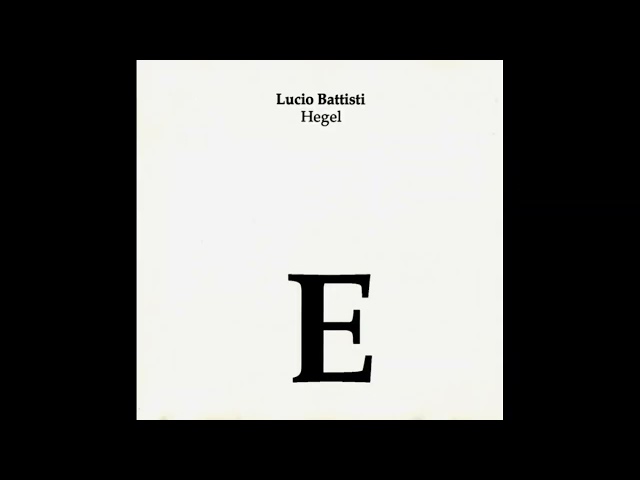 Lucio Battisti - Hegel 1994 Full Album