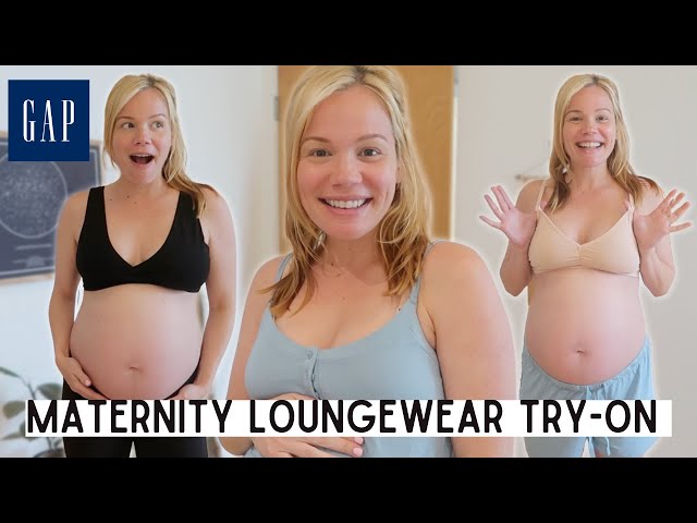 GAP Maternity Loungewear & Bra Try-On Haul