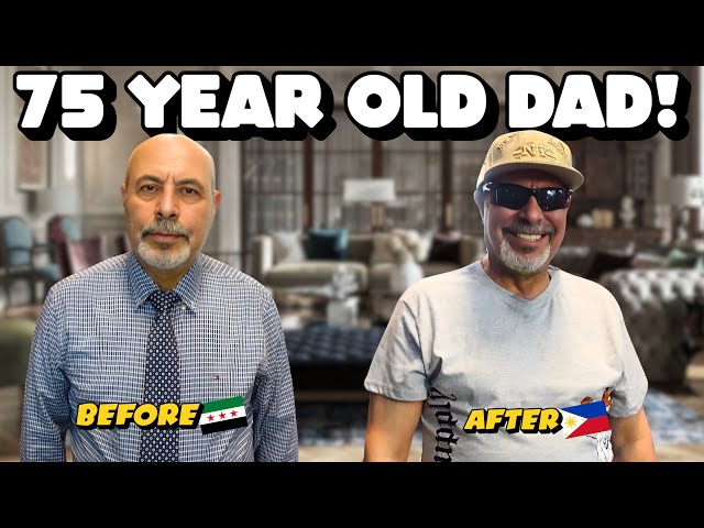 Transforming My Arab DAD Into a FILIPINO!! 🇵🇭 (20 Years Younger)