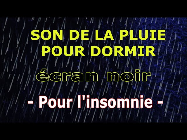 Clarifiez vos pensées et dormez confortablement avec les sons apaisants de la pluie qui tombe - ASMR