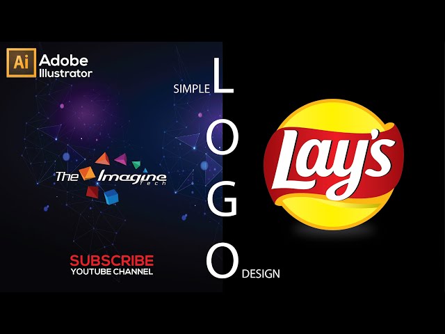 #Adobe Illustrator 6ix Simple #Lays Logo Design